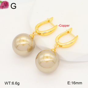 F2E301045vbmb-J131  Fashion Copper Earrings