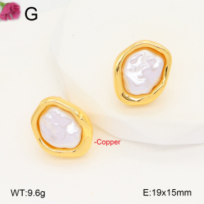 F2E301046vbmb-J131  Fashion Copper Earrings