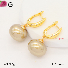 F2E301056vbmb-J131  Fashion Copper Earrings