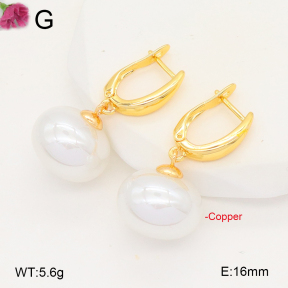 F2E301057vbmb-J131  Fashion Copper Earrings