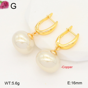 F2E301058vbmb-J131  Fashion Copper Earrings