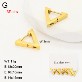 2E2006635vhov-649  Stainless Steel Earrings