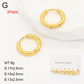 2E2006637bhbl-649  Stainless Steel Earrings