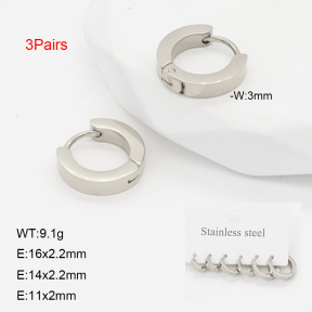 2E2006643vbnl-649  Stainless Steel Earrings