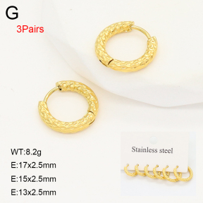 2E2006644bhbl-649  Stainless Steel Earrings