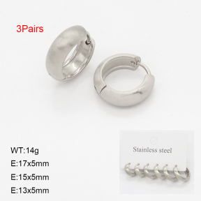 2E2006651bhbl-649  Stainless Steel Earrings