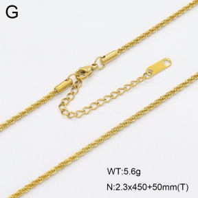 2N2008188ablb-452  Stainless Steel Necklace