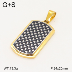 2P3000798abol-436  Stainless Steel Pendant