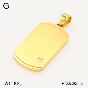 2P4001611abol-436  Stainless Steel Pendant