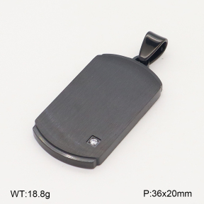 2P4001613abol-436  Stainless Steel Pendant