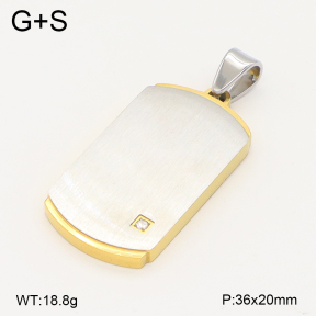 2P4001614abol-436  Stainless Steel Pendant