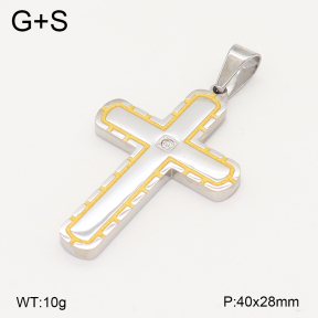 2P4001618bbml-436  Stainless Steel Pendant
