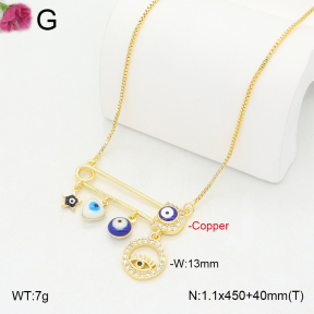 F2N300412vbnl-J81  Fashion Copper Necklace