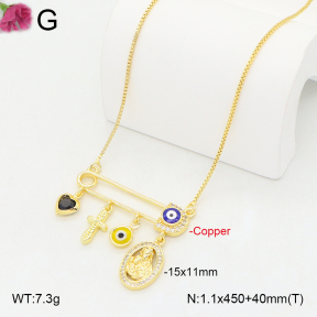 F2N300415vbnl-J81  Fashion Copper Necklace