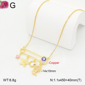 F2N300417vbnl-J81  Fashion Copper Necklace