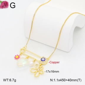 F2N300419vbnl-J81  Fashion Copper Necklace