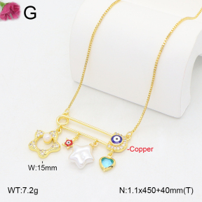 F2N300420vbnl-J81  Fashion Copper Necklace