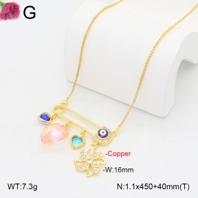 F2N300421vbnl-J81  Fashion Copper Necklace