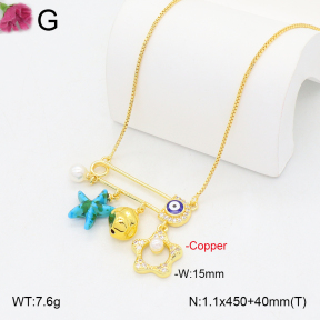 F2N300424vbnl-J81  Fashion Copper Necklace