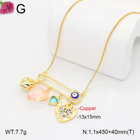 F2N300426vbnl-J81  Fashion Copper Necklace