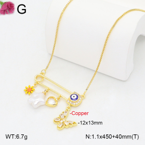 F2N300428vbnl-J81  Fashion Copper Necklace