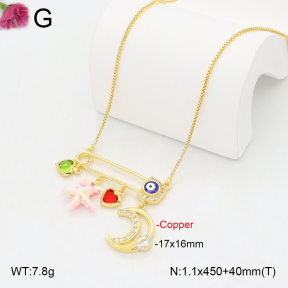 F2N300429vbnl-J81  Fashion Copper Necklace