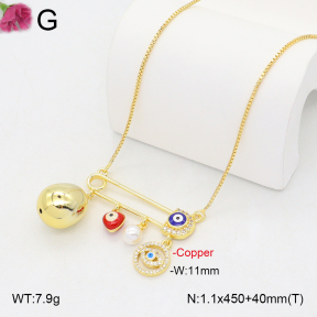 F2N300430vbnl-J81  Fashion Copper Necklace