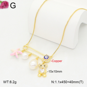 F2N300431vbnl-J81  Fashion Copper Necklace