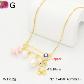 F2N300432vbnl-J81  Fashion Copper Necklace