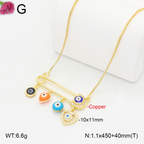 F2N300433vbnl-J81  Fashion Copper Necklace