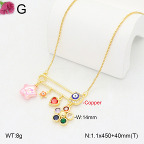 F2N300437vbnl-J81  Fashion Copper Necklace