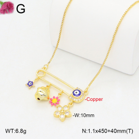 F2N300441vbnl-J81  Fashion Copper Necklace