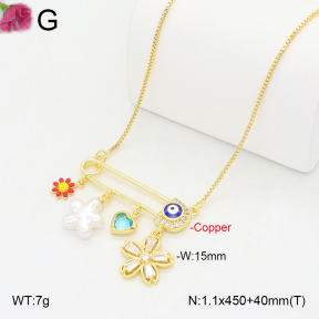 F2N300443vbnl-J81  Fashion Copper Necklace