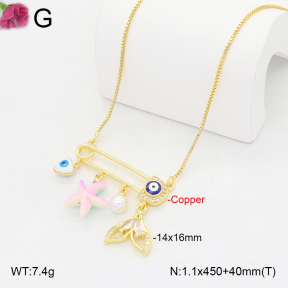 F2N300451vbnl-J81  Fashion Copper Necklace