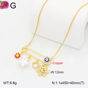 F2N300452vbnl-J81  Fashion Copper Necklace