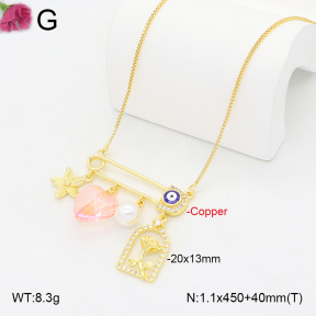 F2N300453vbnl-J81  Fashion Copper Necklace