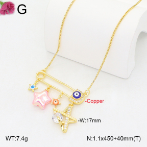 F2N300454vbnl-J81  Fashion Copper Necklace