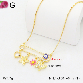 F2N300456vbnl-J81  Fashion Copper Necklace