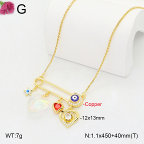 F2N300458vbnl-J81  Fashion Copper Necklace