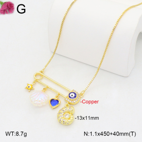 F2N300459vbnl-J81  Fashion Copper Necklace