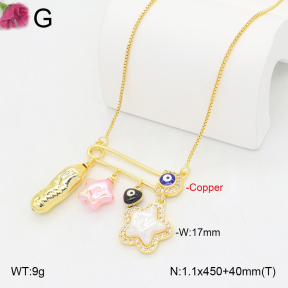 F2N300460vbnl-J81  Fashion Copper Necklace