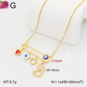 F2N300464vbnl-J81  Fashion Copper Necklace