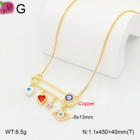 F2N300466vbnl-J81  Fashion Copper Necklace
