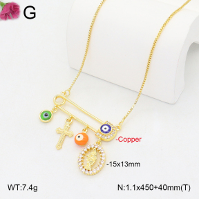 F2N300467vbnl-J81  Fashion Copper Necklace