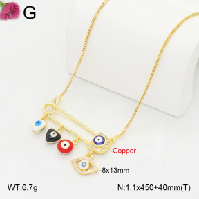 F2N300469vbnl-J81  Fashion Copper Necklace