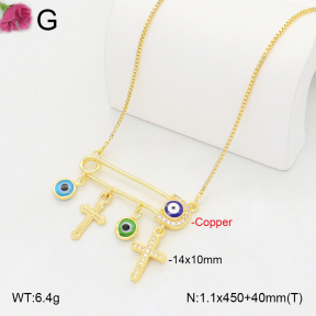 F2N300471vbnl-J81  Fashion Copper Necklace