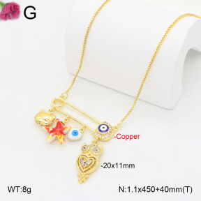 F2N300472vbnl-J81  Fashion Copper Necklace