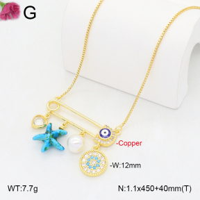 F2N300478vbnl-J81  Fashion Copper Necklace