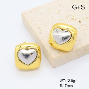 6E2007446vbmb-G038  316 Pin  Stainless Steel Earrings