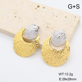6E2007448vbll-G038  316 Pin  Stainless Steel Earrings